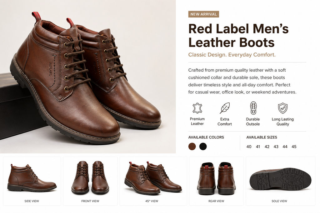Heritage Hide Explorer Leather Boots