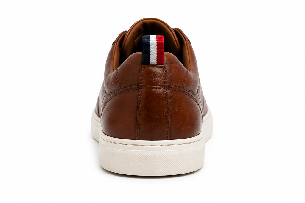 Heritage Hide Classic Leather Sneakers – Vintage Brown