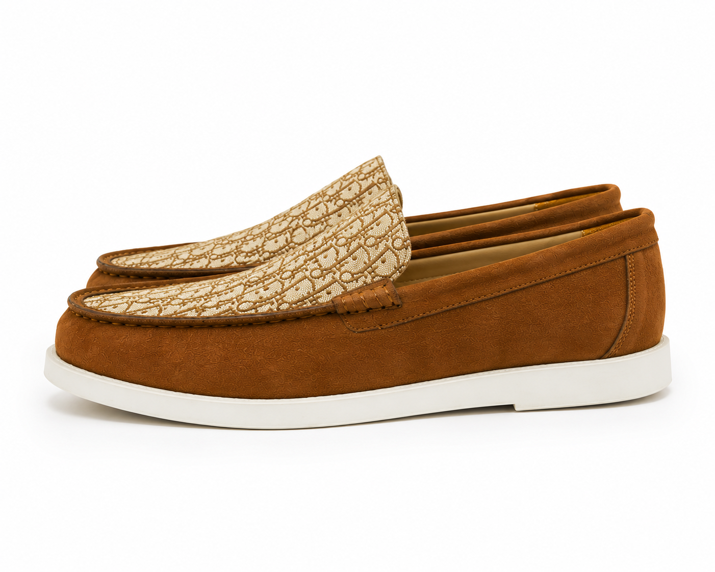 Heritage Hide Monogram Loafers