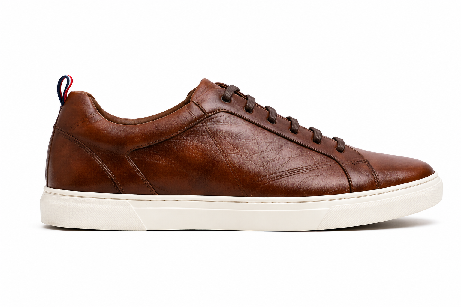 Heritage Hide Classic Leather Sneakers – Vintage Brown