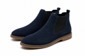 Heritage Hide Navy Suede Chelsea Boots